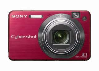   1MP Digital Camera with 5x Optical Zoom with Super Steady Shot (Red