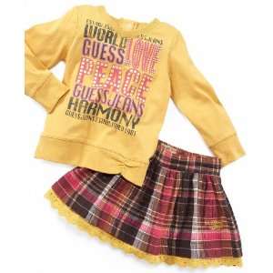  Guess Baby Skirt, Baby Girl Plaid Skirt Plaid 18M: Baby