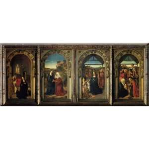   Adoration Of The Angels And The Adoration Of The Kings 16x7 Streched