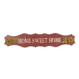  Wilco Imports Red Home Sweet Home Wooden Wall Sign, 23 1/2 
