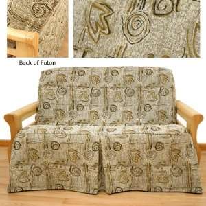  Melody Skirted Futon Slipcover Chair 627: Home & Kitchen