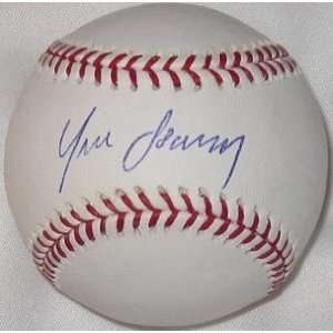  Yunel Escobar Autographed Ball   Rawlings Official Sports 