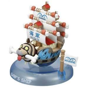  One Piece Wobbling Pirates Garps Ship PVC Figure Toys 
