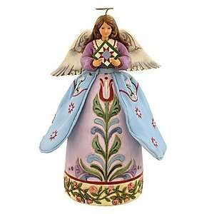  Jim Shore Angel Of Hope with Star Pattern Skirt: Home 