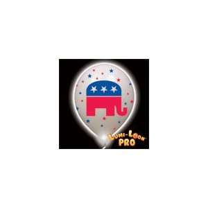 Republican Party White Balloons White Lights