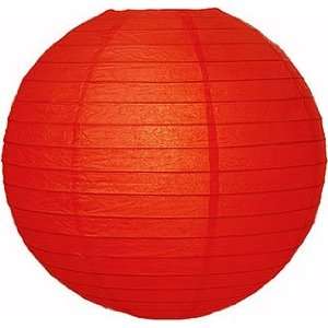   : Red 24 Inch Large Paper Lantern (parallel ribbing): Home & Kitchen