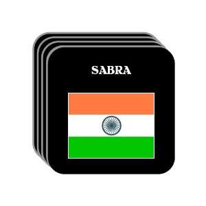  India   SABRA Set of 4 Mini Mousepad Coasters 