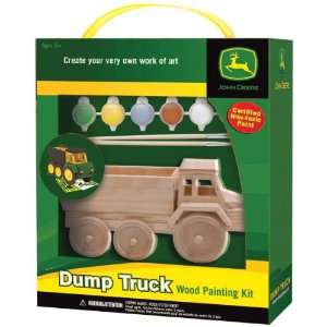  Wood Paint Kit John Deere Dump Truck (21010): Toys & Games