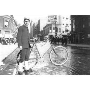  New York City Bike Messenger 16X24 Giclee Paper: Home 