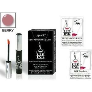  LIP INK® Lipstick Smear proof BERRY Trial Kit NEW Beauty