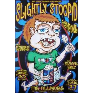  Slightly Stoopid Fillmore Original Concert Poster F696 