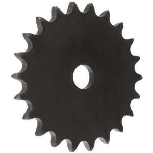 Martin Roller Chain Sprocket, Reboreable, Type A Hub, Single Strand 