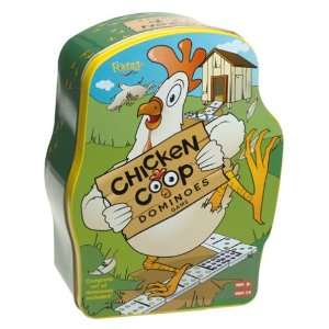  Chicken Coop Dominoes in a Tin Toys & Games