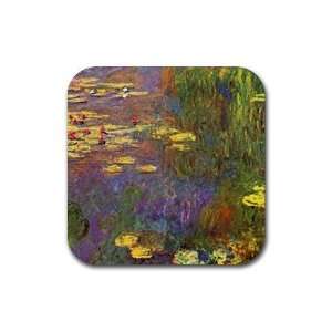  Nympheas Water Plantes By Claude Monet Coasters   Set of 4 