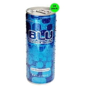 BLU Energy Drink 8.4 Ounce Cans (Pack of 24):  Grocery 