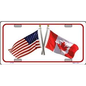  Usa/ Canada Flags License Plate: Everything Else