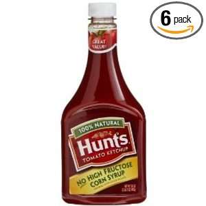 Hunts Ketchup, 35 Ounce (Pack of 6):  Grocery & Gourmet 