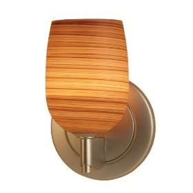  Bruck 100323mc brown textured matte chrome Queeny Sconce 