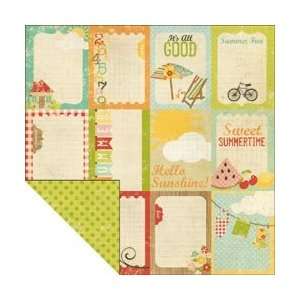  100 Days Of Summer Double Sided Elements 12X12   Flash 