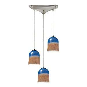   Collection Satin Nickel 3 Light 7 Pendant 10219/3DS: Home Improvement
