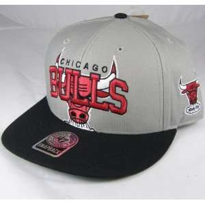 Chicago Bulls NBA 47 Brand Grey & Black Vintage Blockhouse MVP Snap 