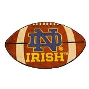   Sports Notre Dame Fighting Irish 22x35 Football Mat: Sports