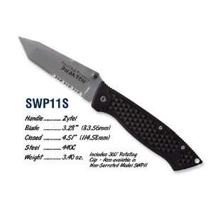  Smith & Wesson SWP11S Phantom Serrated Tanto Knife: Home 