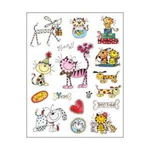    Penny Black Sticker Sheet 7X9 Whiskers & Tails: Home & Kitchen