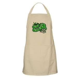  Apron Khaki Marijuana Go Green 