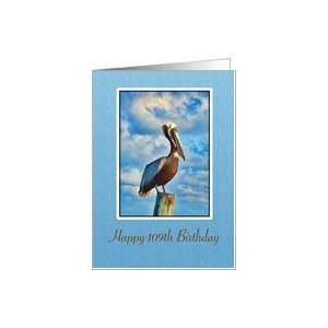  Birthday, 109th, Brown Pelican on Post Card Toys & Games