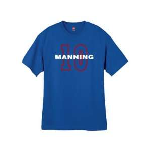  Mens Manning 10 Deep Royal T Shirt Size X large: Sports 