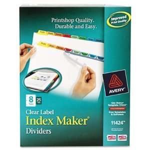  Avery Index Maker Divider w/Multicolor Tabs AVE11424 