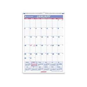   Monthly Wall Calendar, 12 Mth, Jan Dec 2010, 1PPM,: Office Products