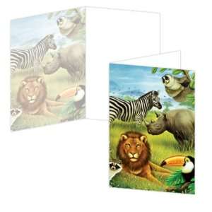  ECOeverywhere Worlds Wildlife 2 Boxed Card Set, 12 Cards 