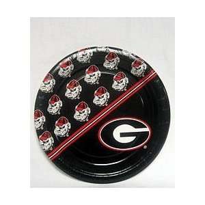 Georgia Bulldogs 7 Dessert Paper Plates: Sports 