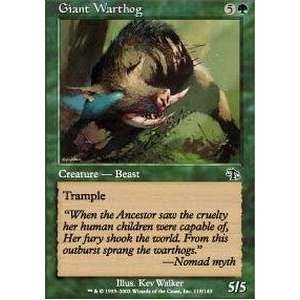  Magic: the Gathering   Giant Warthog   Judgment   Foil 