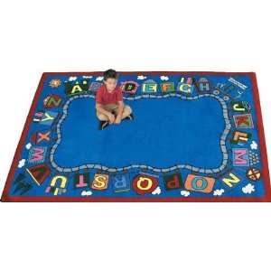  Joy Carpets 1429 G Reading Train Rug 10 ft 9 inches by 13 