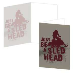  ECOeverywhere Be A Sled Head Boxed Card Set, 12 Cards and 