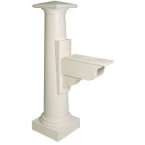  16W x 63 1/4H Statesville Mailbox Post, White