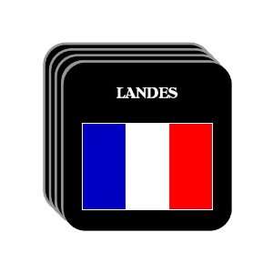  France   LANDES Set of 4 Mini Mousepad Coasters 