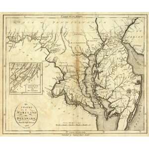    States of Maryland and Delaware, 1796 Arts, Crafts & Sewing