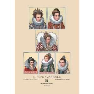   European Aristocracy, Sixteenth Century #2   Paper Poster (18.75 x 28