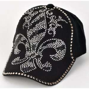 Hottest Hat in Town   Embroidery Hand Made Sparkling Stone with Silver 