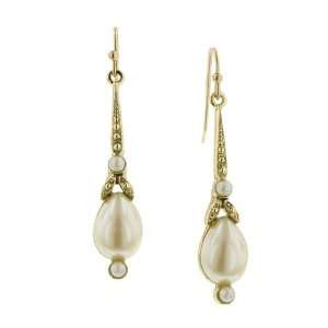  1960s Belle de Jour Eavesdrop Pearl Earrings: Jewelry