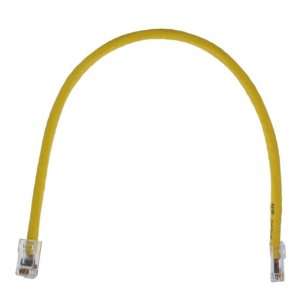  Leviton 6LHOM 1Y Home 6 Patch Cable, 1 Foot, Yellow: Home 