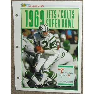  1969 Jets/Colts Super Bowl Collectible 