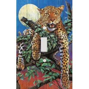  Tree Leopard Decorative Switchplate Cover: Home 