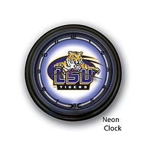  LSU Tigers Neon Clock 14: Home Improvement