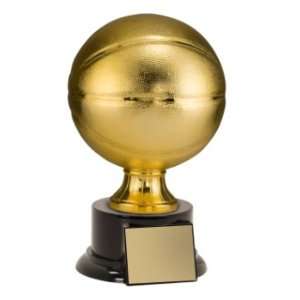  Mid Sized Gold Basketball Resin Trophy: Sports & Outdoors