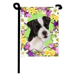  Jack Russell Terrier Easter Garden Flag 